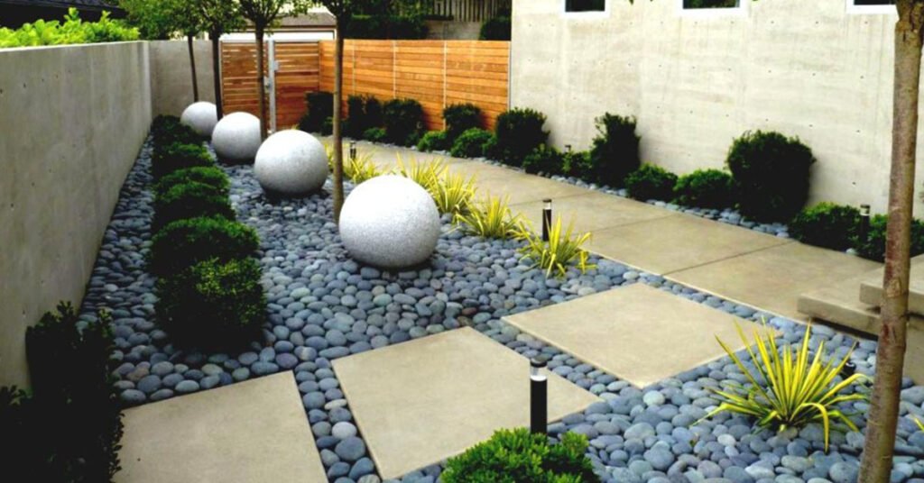 how to lay rock landscaping